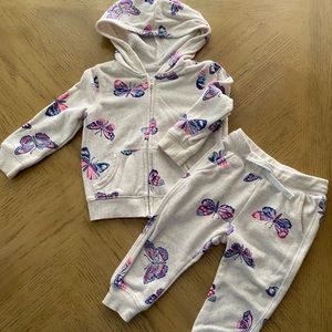 BABY GIRL JOGGER SET SIZE 18M